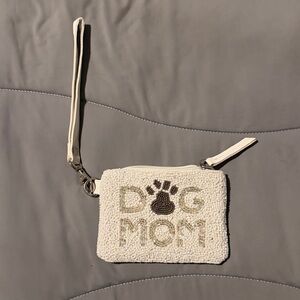 Dog Mom Beaded Wristlet